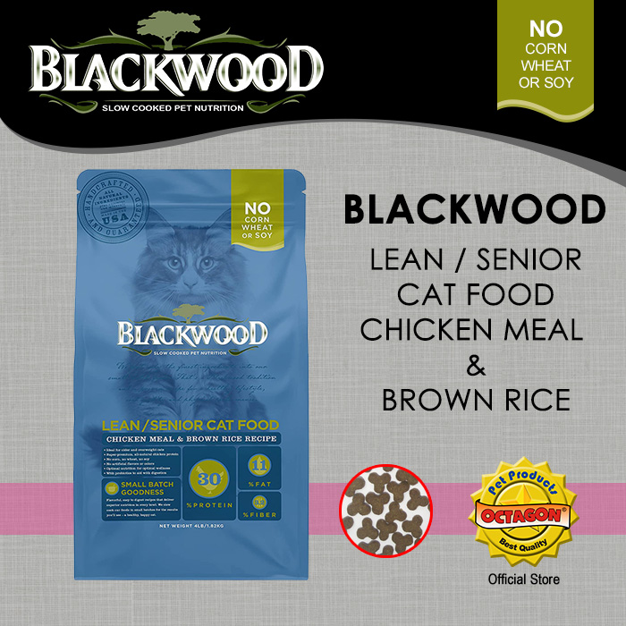 Blackwood Lean / Senior Adult Cat Chicken Meal & Brown Rice